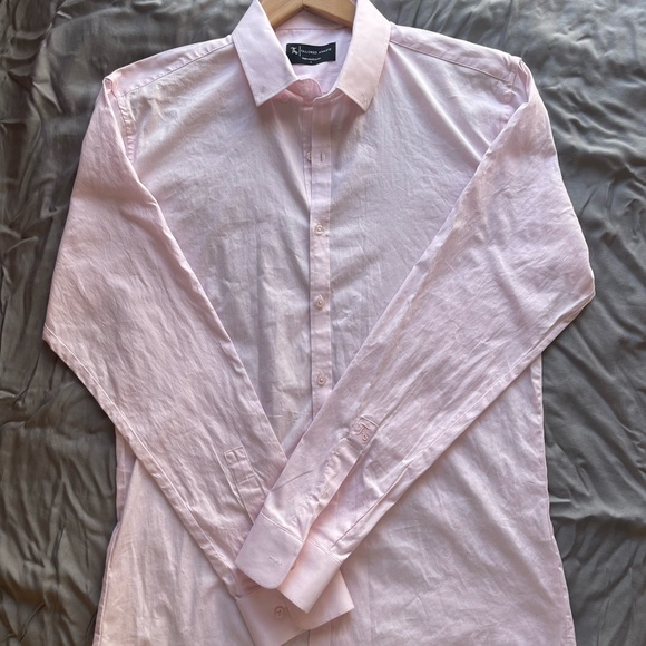 Tailored Athlete Button Up PINK - Picture 3 of 4